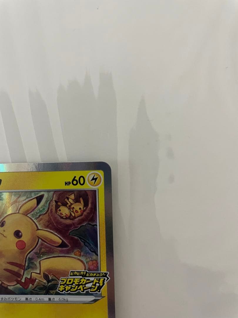 ピカチュウ：「ピカピカ！ピカチュウ！プロモカードキャンペーン！」 PROMO