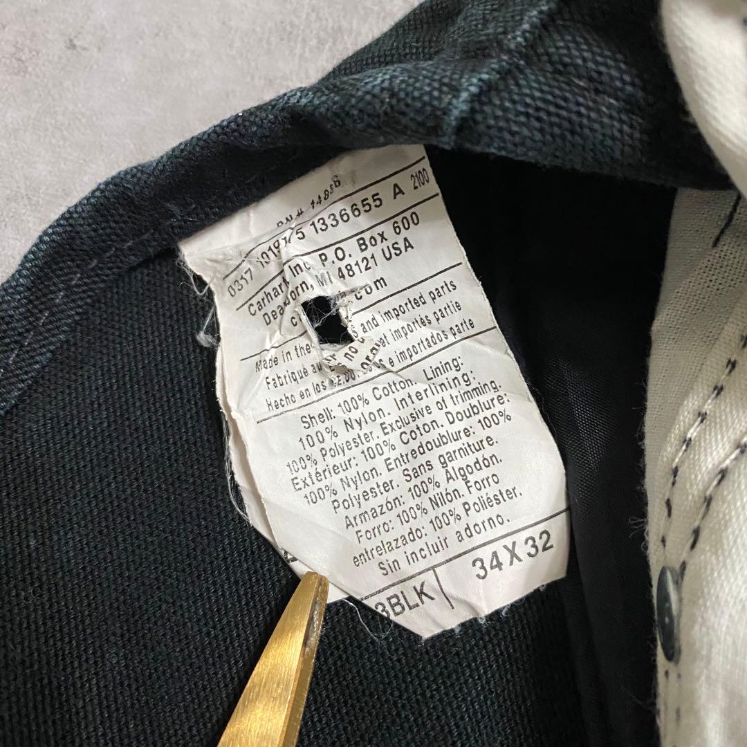 【入手困難】Carhartt USA製 ダブルニー オーバーオール 中綿 ダック