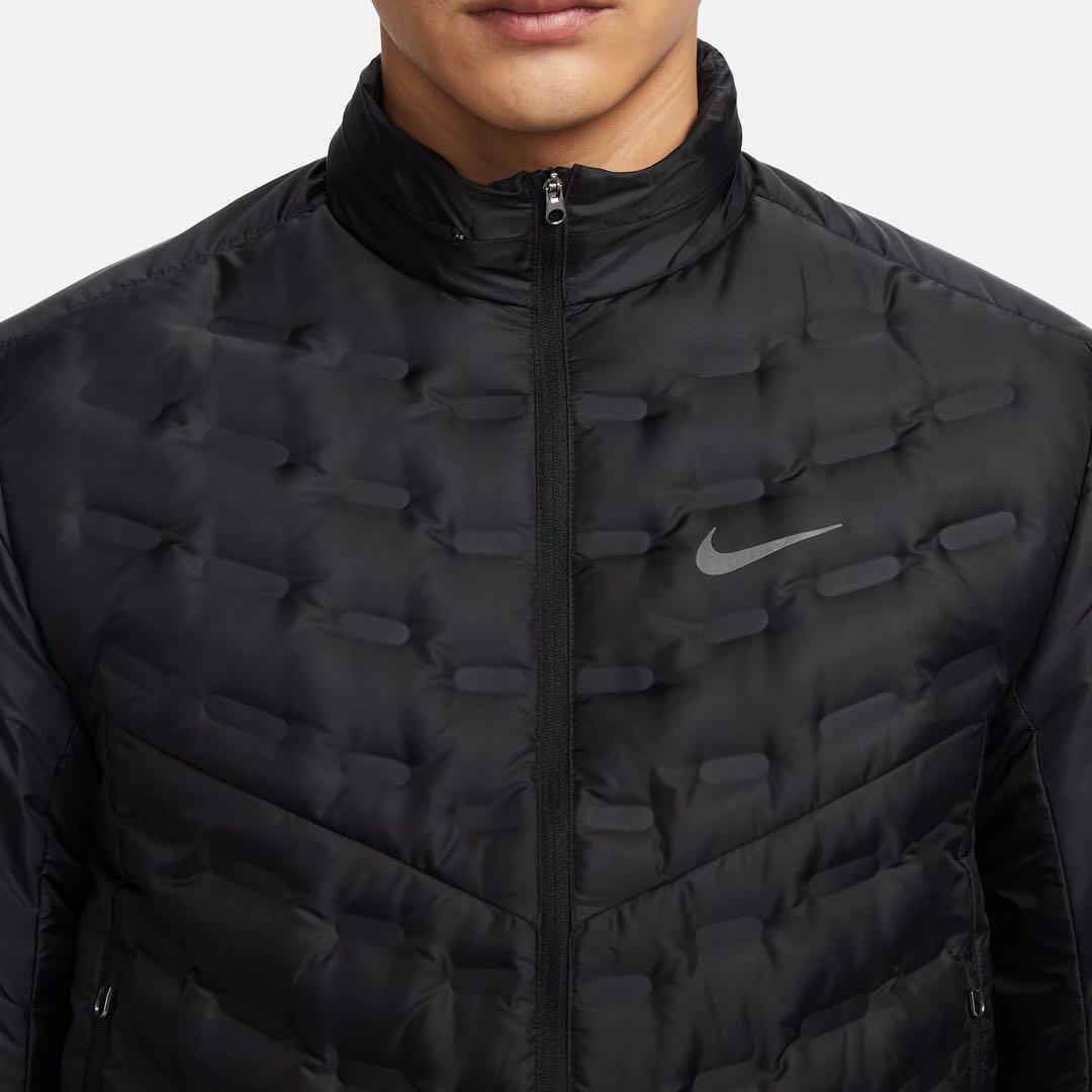 ナイキ エアロロフト メンズ レペル ダウン ランニングジャケット M 黒