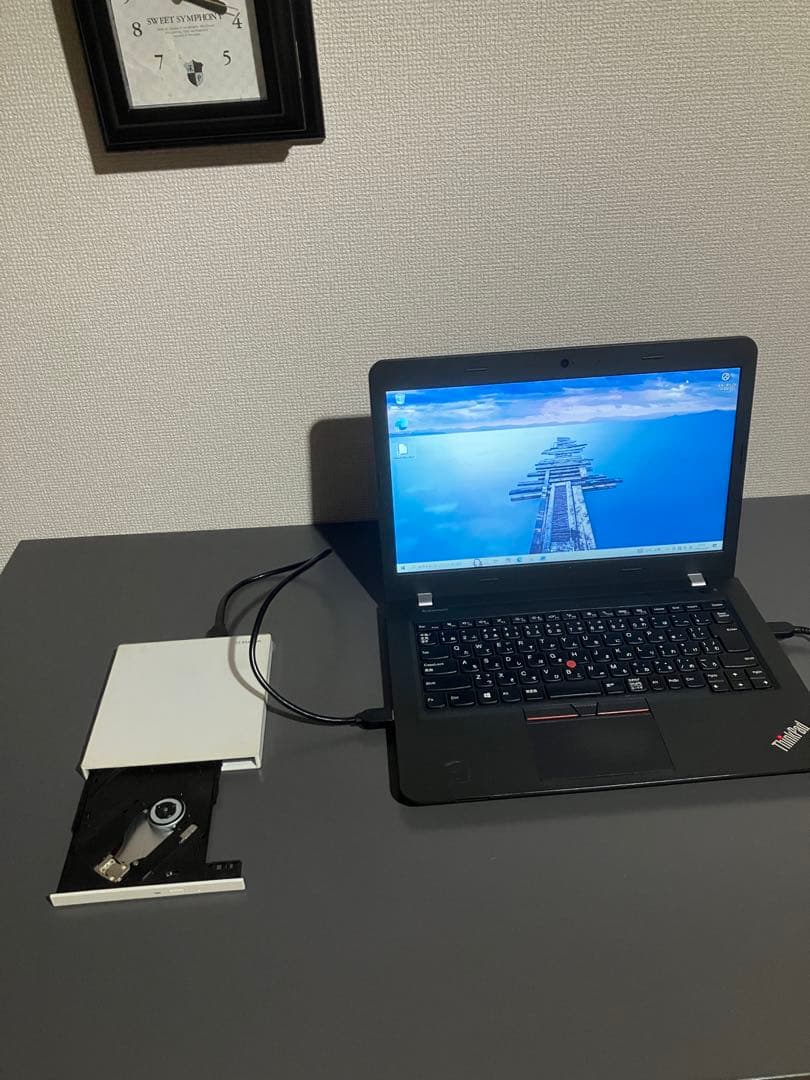 ThinkPad 外付DVD付属 ノートPC DVD再生OK