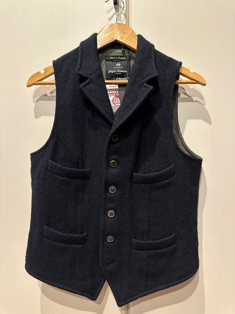 T*7様 Nigel Cabourn　マロリーベスト 48 ネイビー