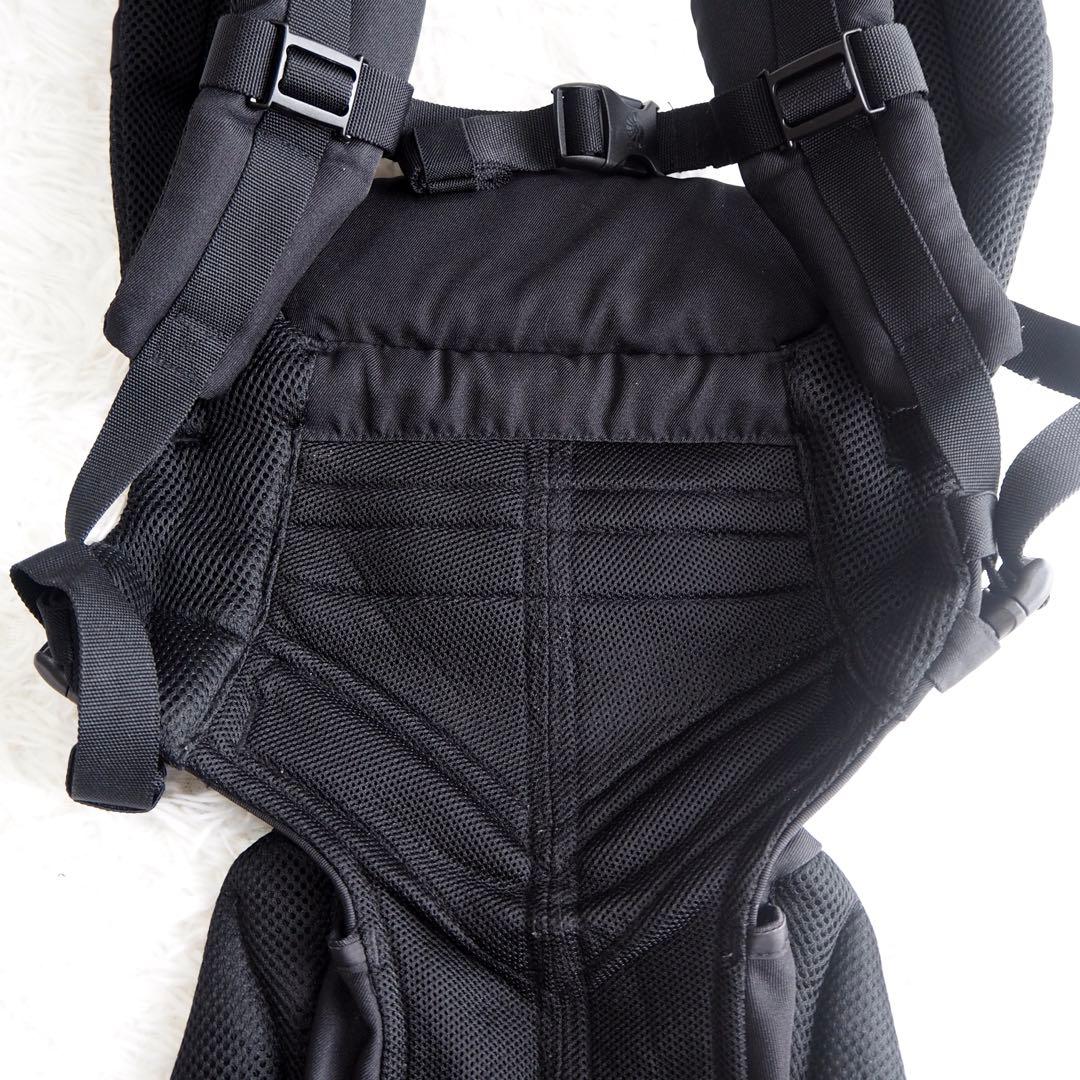 美品 エルゴ オムニ360 クールエア 抱っこ紐 新生児 前向き 黒