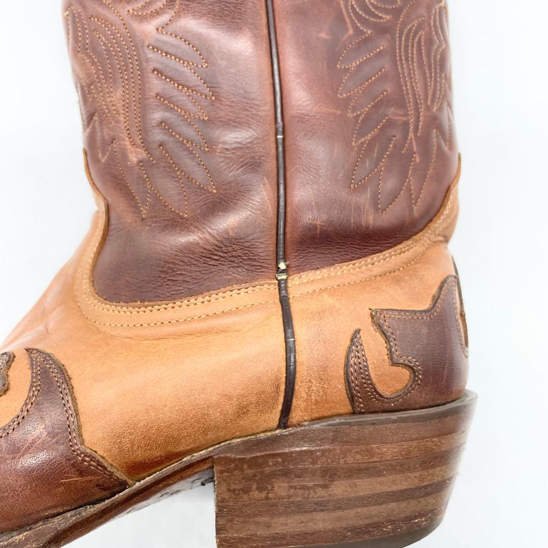 ADAM'S BOOTS アダムスブーツ ウエスタンブーツ 刺繍 レザー