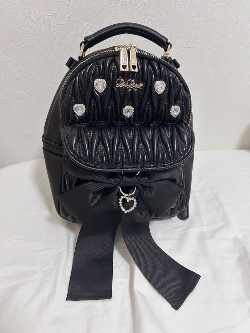 LIZLISA メニービジューロングリボンリュック