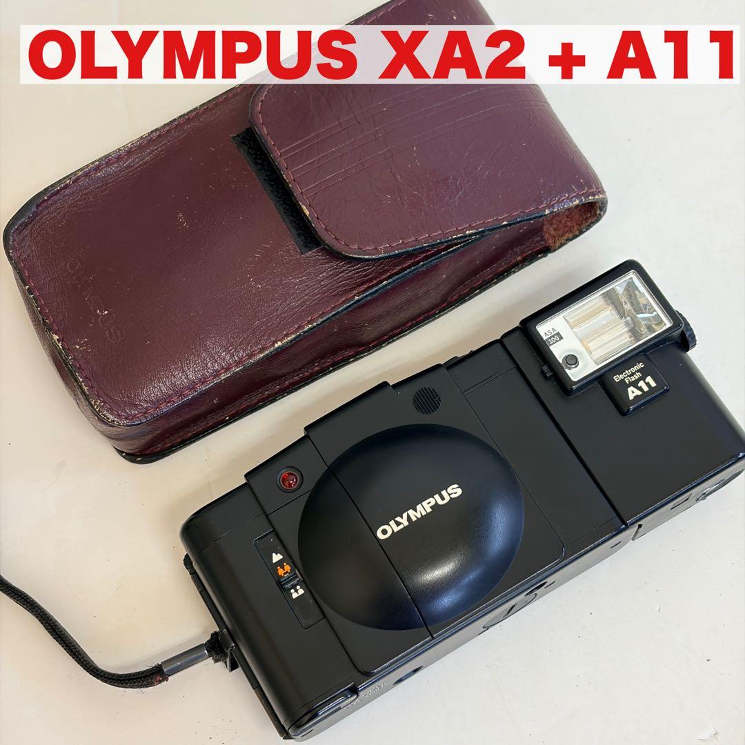 J*＊様 ◆希少◆OLYMPUS XA2 + A11 フィルムカメラ　フラッシュ