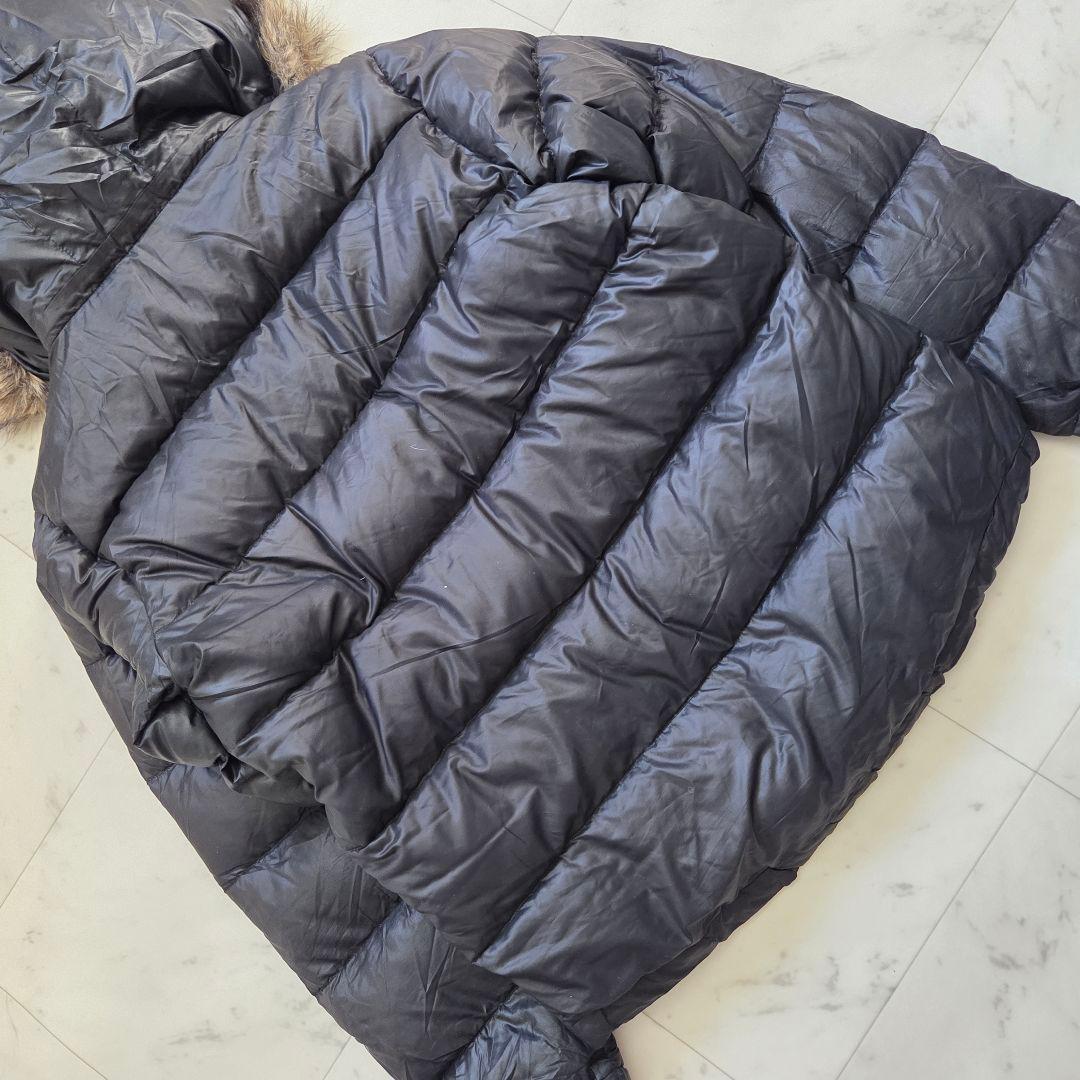 y2k archive old gap ダウンジャケット ファー 黒 短丈