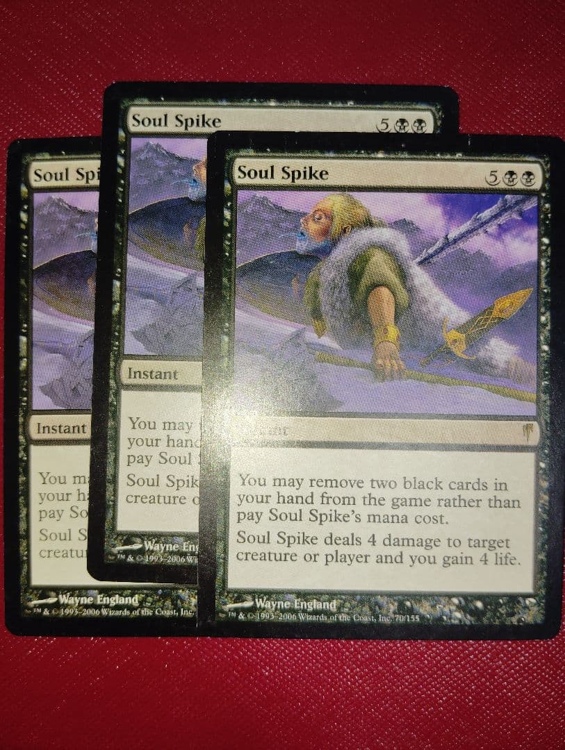 魂の撃ち込み/Soul Spike　[CSP] 英語版3枚