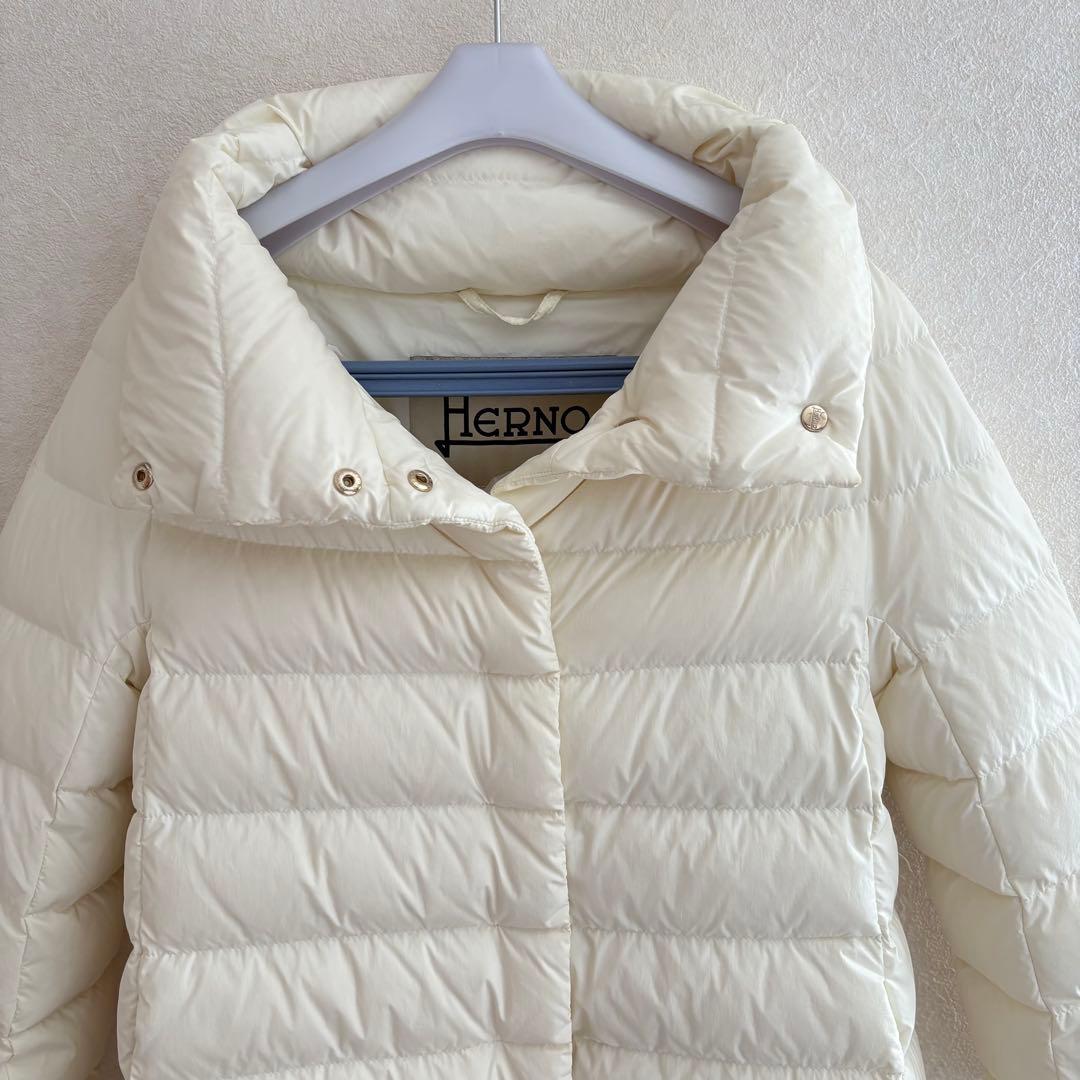 ヘルノ　ダウン　ジャケット　レディース　ホワイト