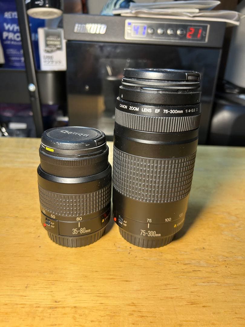 最終値下げCanon ズームレンズ セット 35-80mm 75-300mm