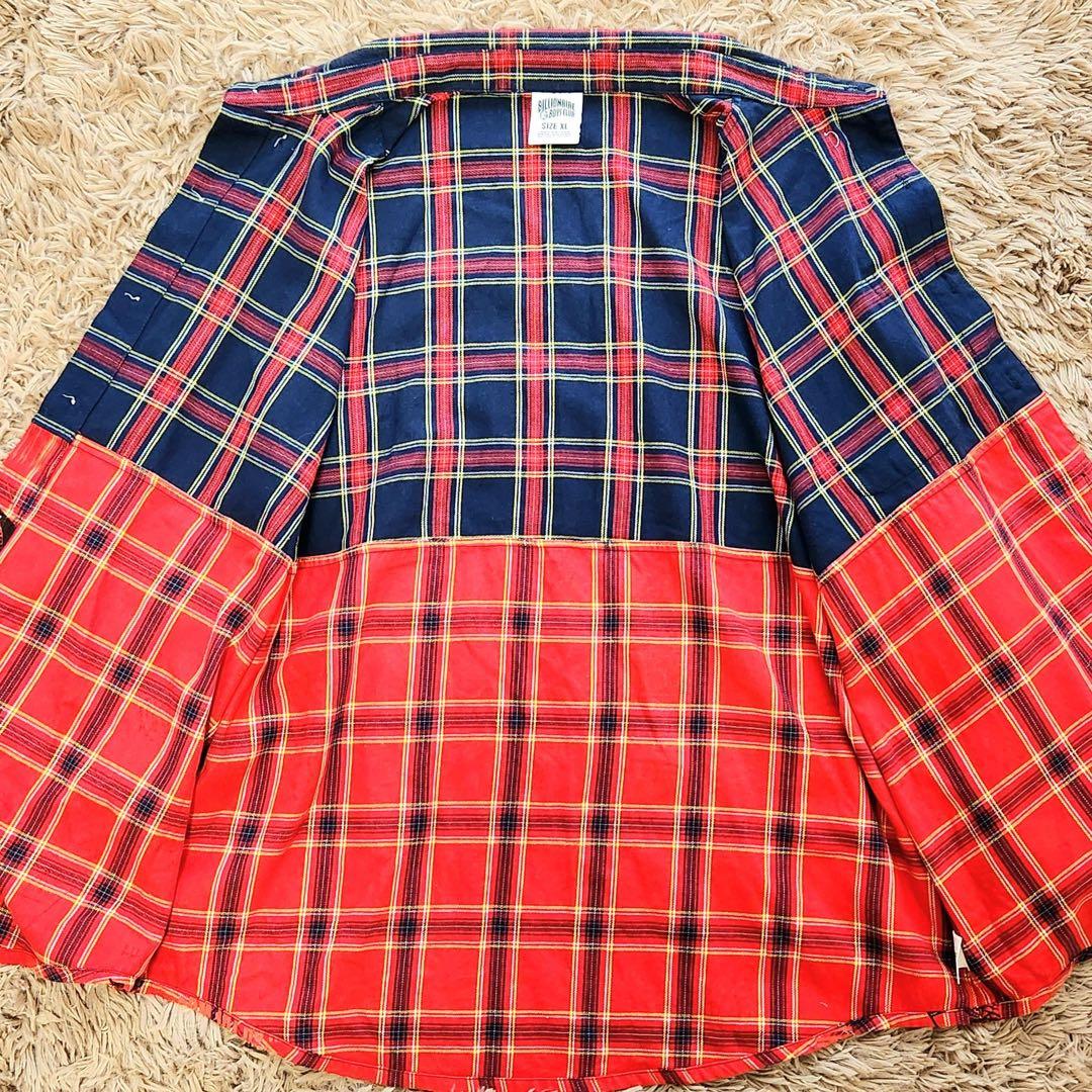 ビリオネアボーイズクラブ BBC 長袖 ネル シャツ 切り替え XL ファレル