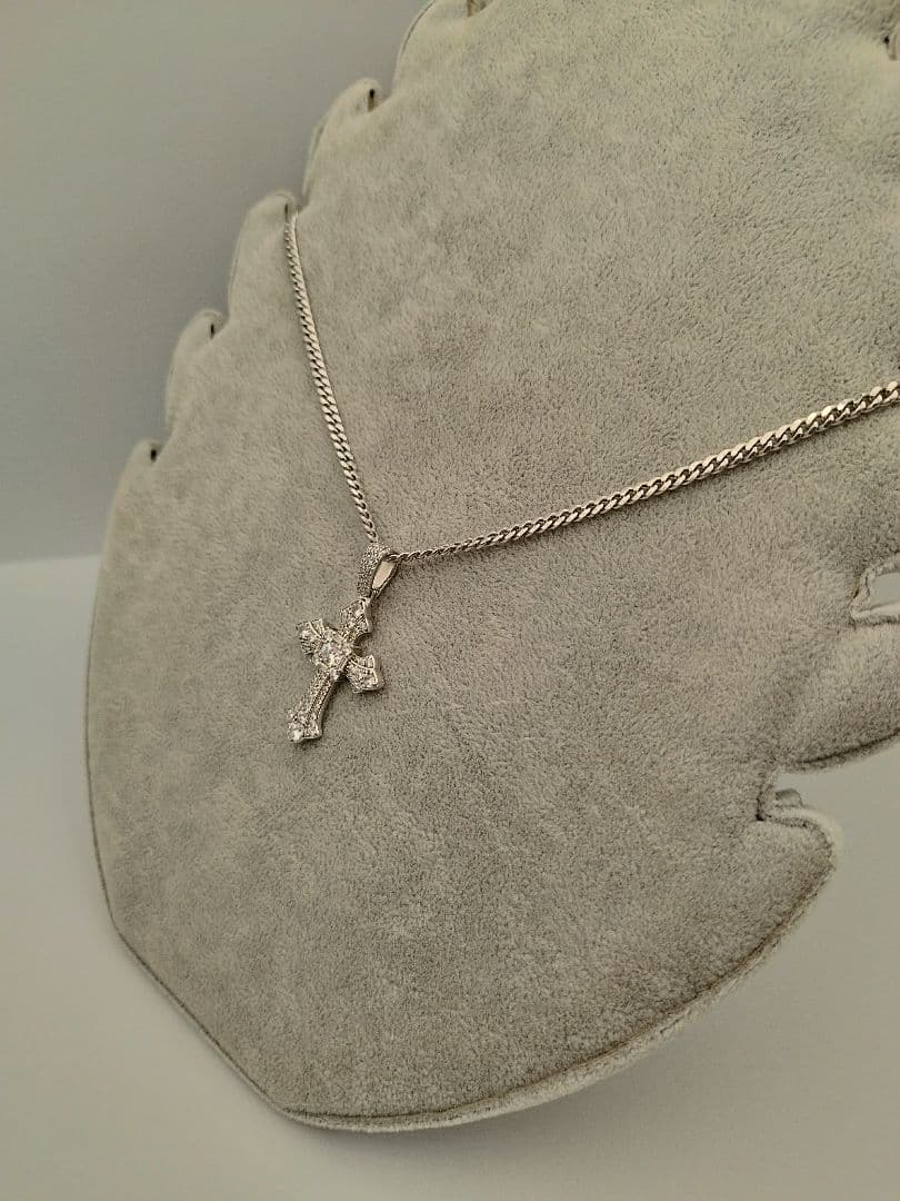 アヴァランチ ネックレス クロス silver925 シルバー925 ジルコニア