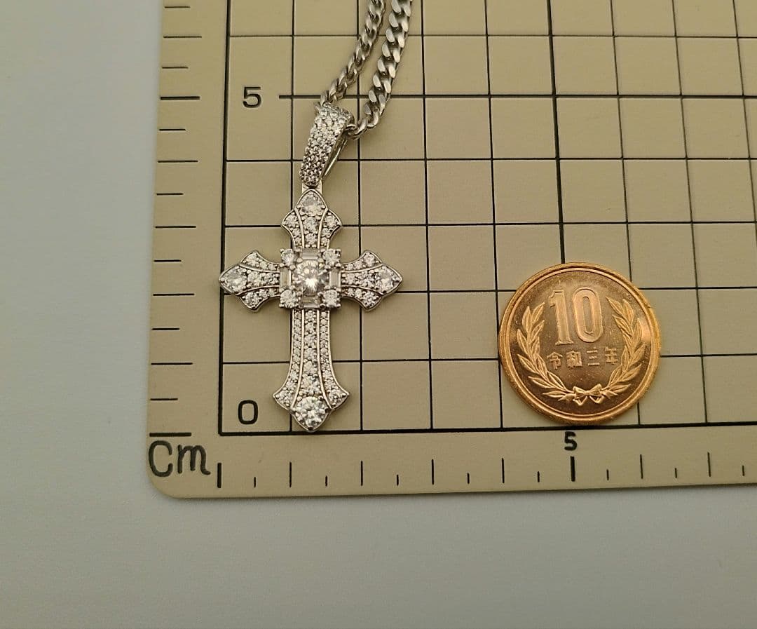 アヴァランチ ネックレス クロス silver925 シルバー925 ジルコニア