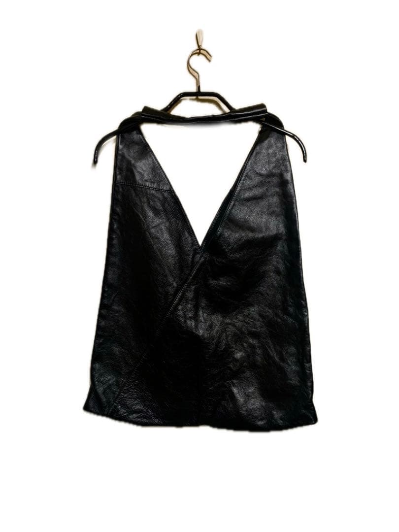 ヴィンテージ アズマ 三角 バッグ レザー