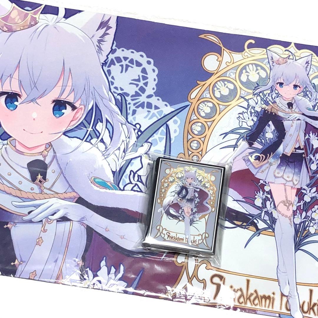 ホロライブ 白上フブキ ミュシャ スリーブ プレイマット セット p_o