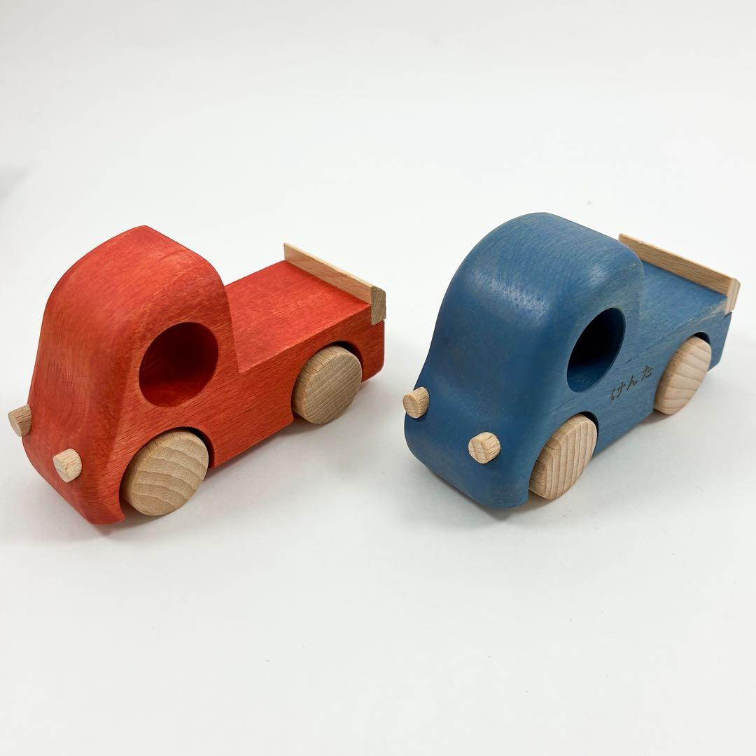 廃盤品 ツミニー　こまーむ　こまむぐ　トラック　積み木　木製おもちゃ
