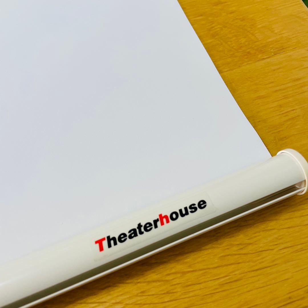 【美品】TheaterHouse 80インチ 電動スクリーン リモコン付