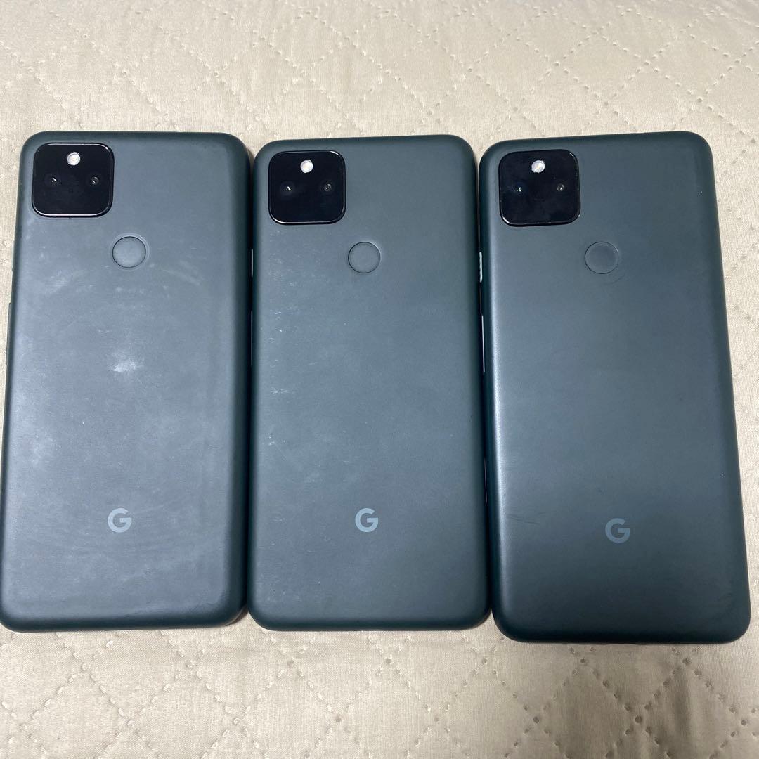 Google Pixel 5 グレー 本体 電源なし 3台