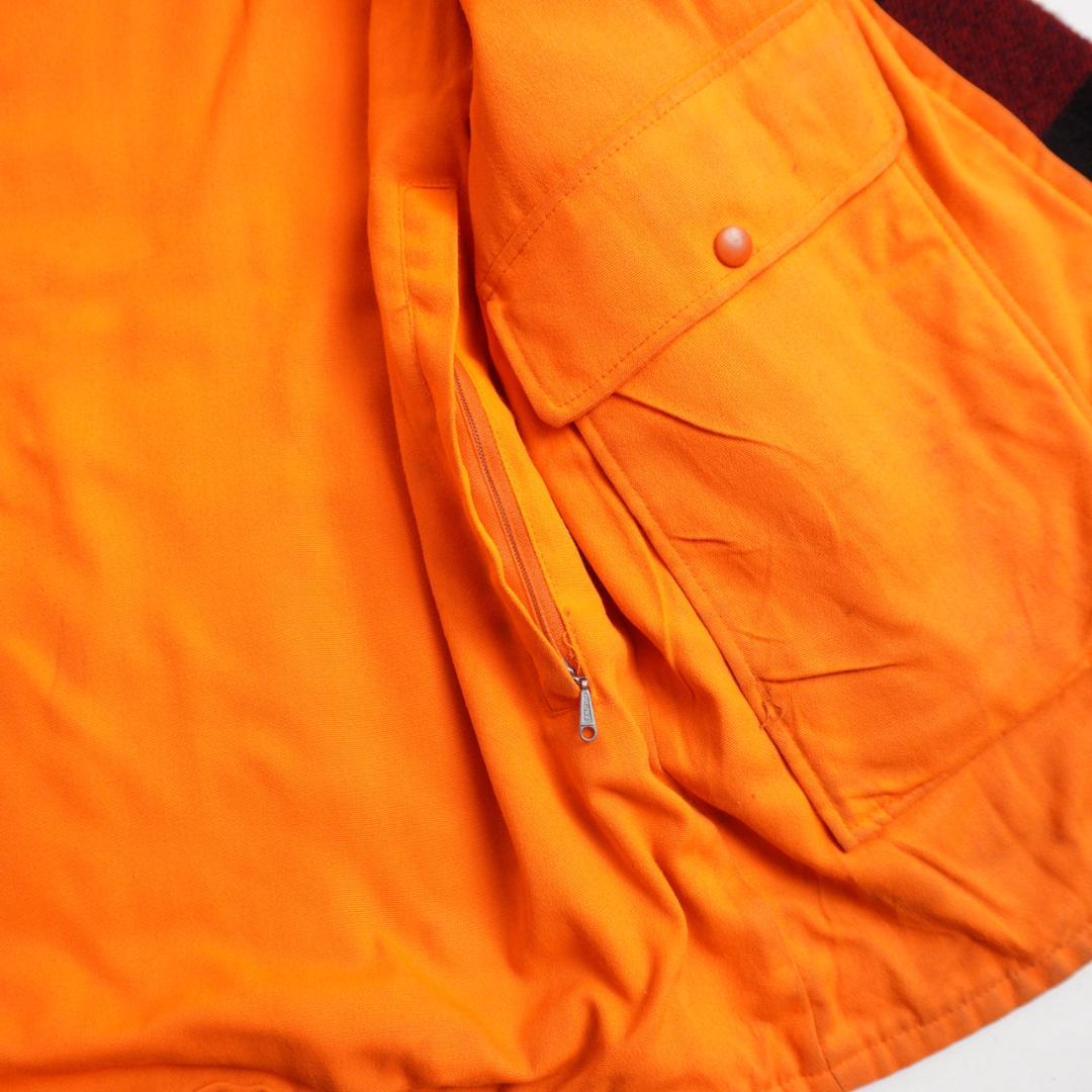 80s Woolrich USA製 バッファローチェック 中綿ウールジャケット