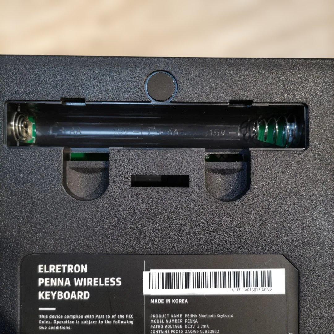 [美品] タイプライター風ワイヤレスキーボード「PENNA」マスタードイエロー