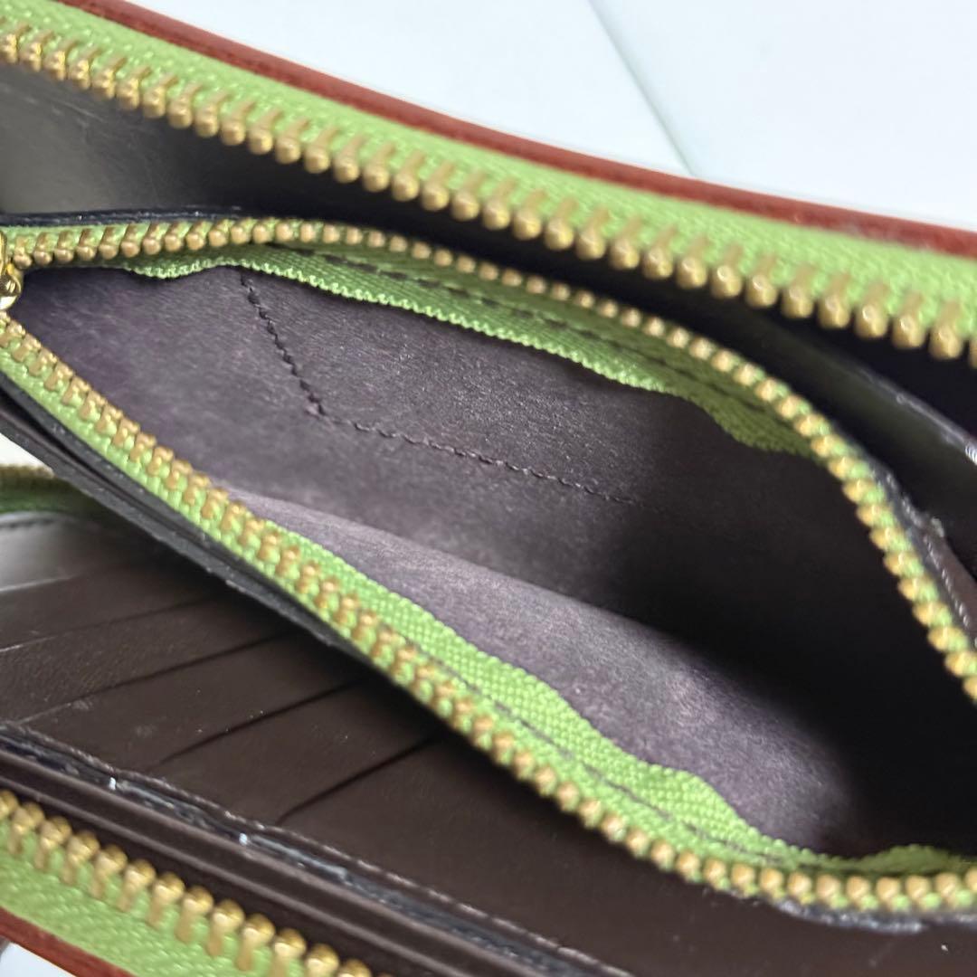 ⭐️極美品⭐️ケーシーズ　オーガナイザー　長財布　ラウンドジップ　カービング