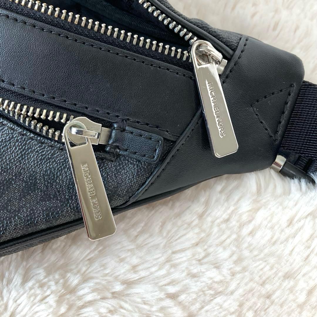 【美品】マイケルコース ケンリー シグネチャー ウエスト ボディバッグ メンズ