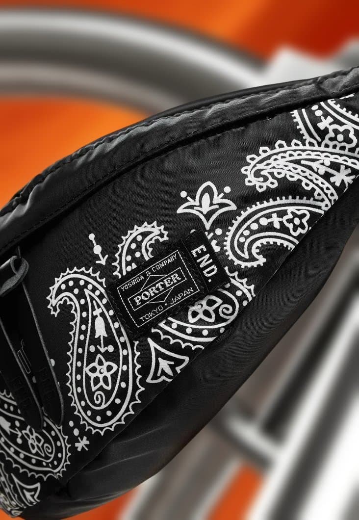 PORTER x END バンダナ柄 ウエストバッグ　日本未発売　レア