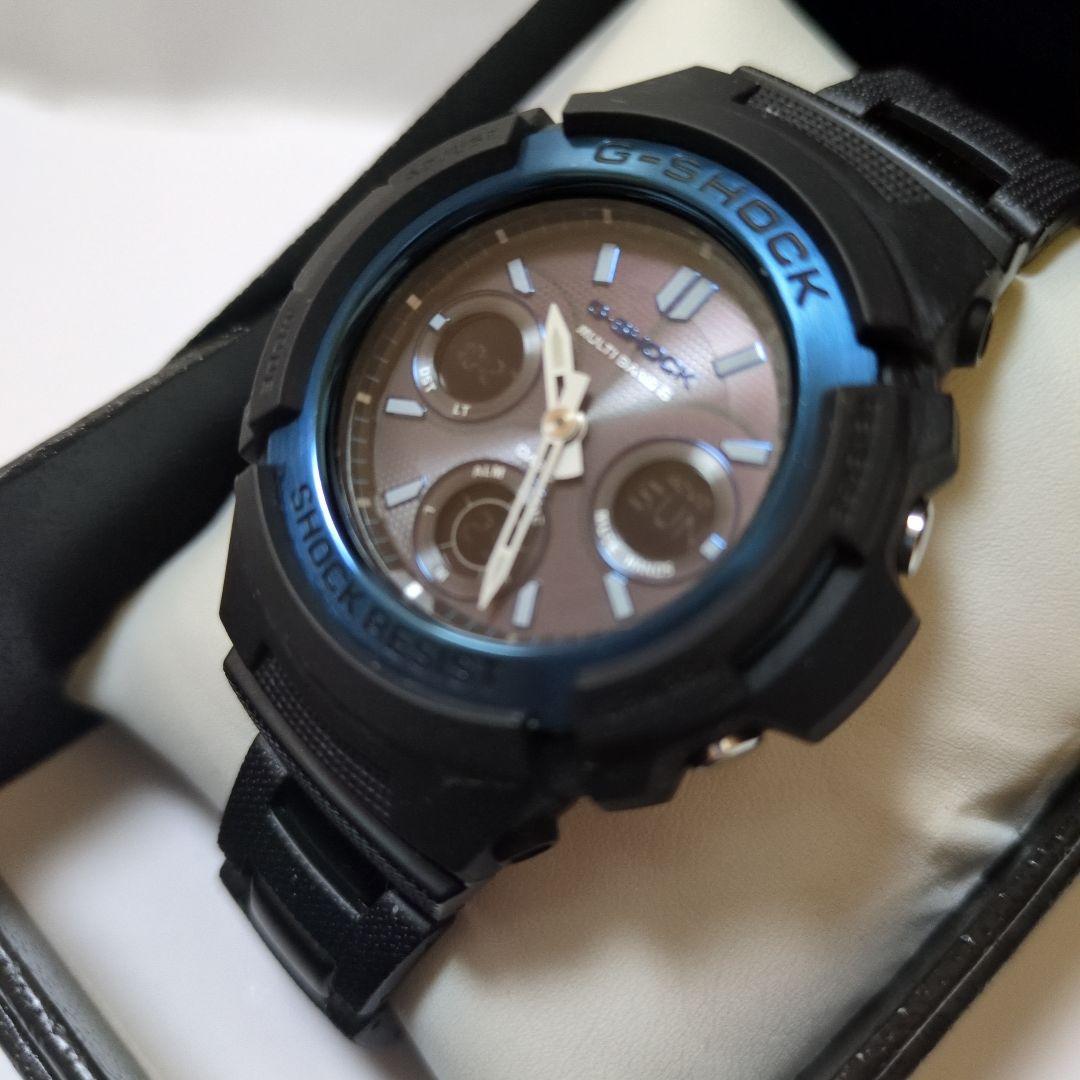 美品 CASIO G-SHOCK AWG-M100BC-2AJF 電波ソーラー