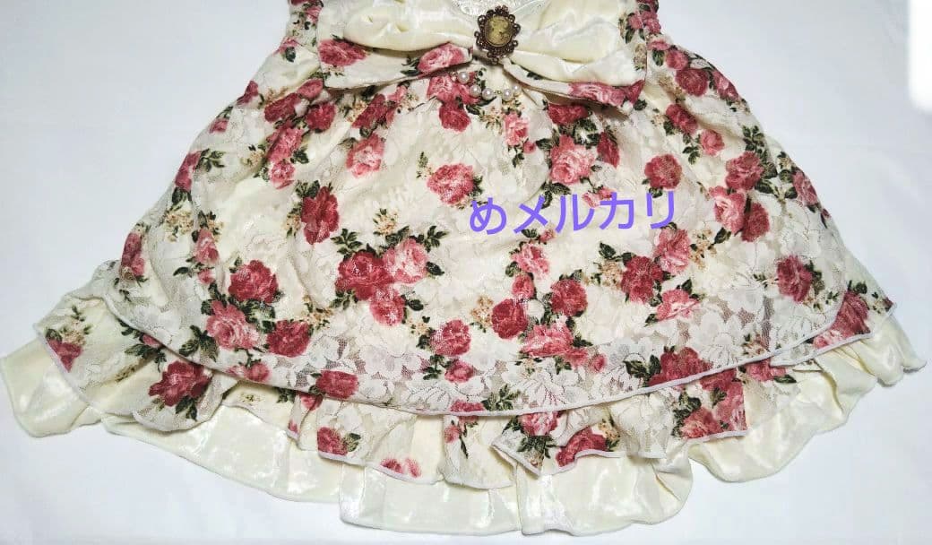 LIZ LISA リズリサ10周年 花柄 ビッグリボン キャミソール チュニック