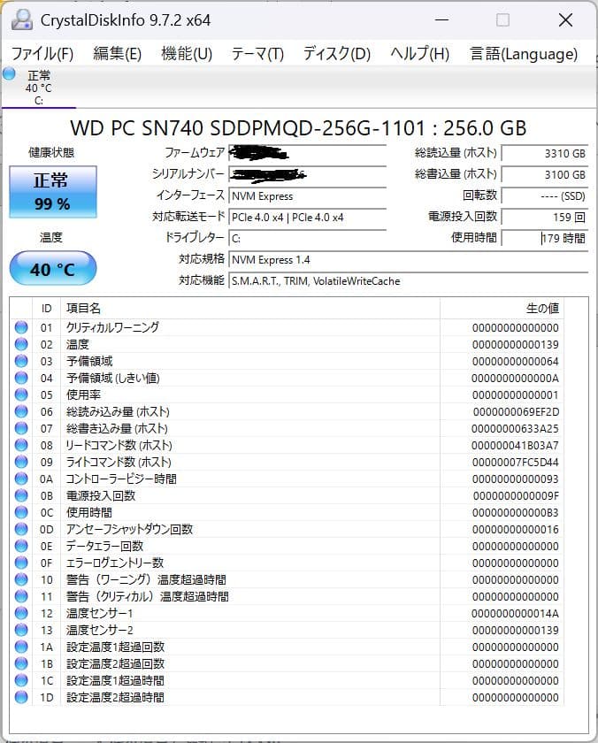 Lenovo v14 Gen4 ノートパソコン