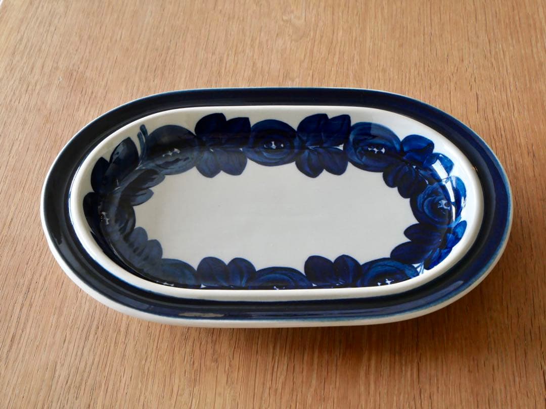 アラビア　アネモネ　オーバル　プレート　大皿