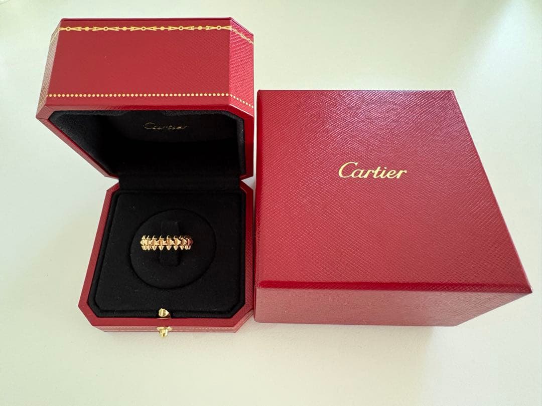 ♡超美品♡Cartierほぼ値上前価格/クラッシュドゥカルティエリングSM PG