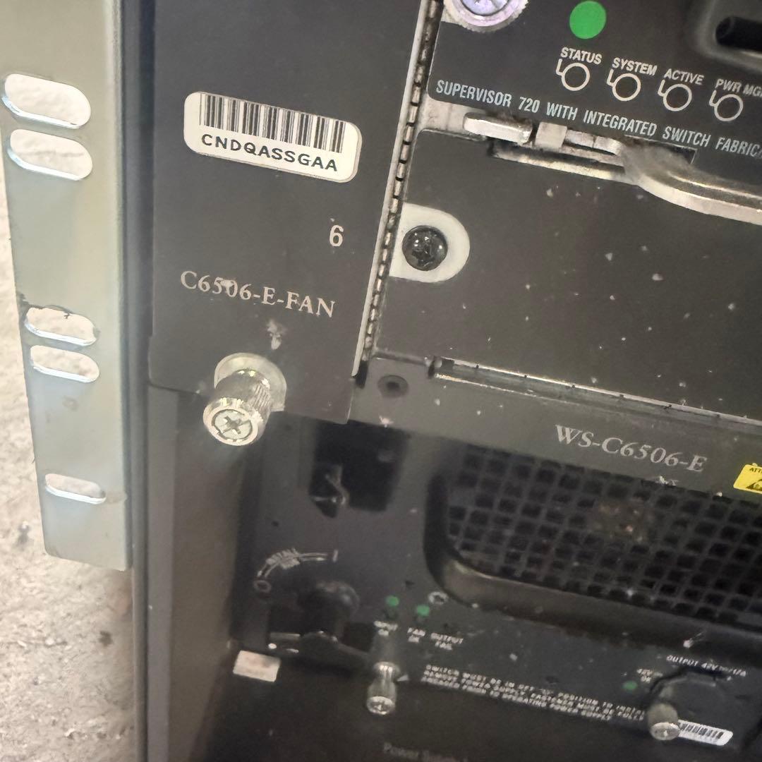 Cisco WS-C6500-E 2台セード[中古】