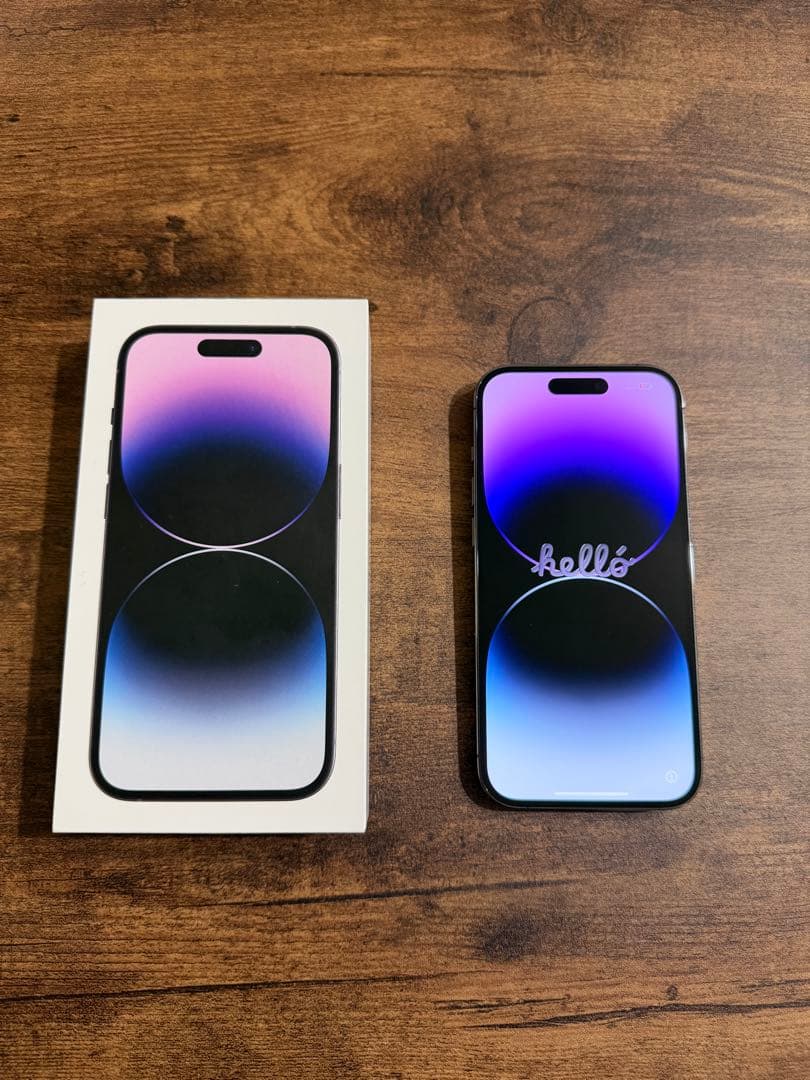 Apple iPhone 14 pro 128GB ディープパープル （美品）