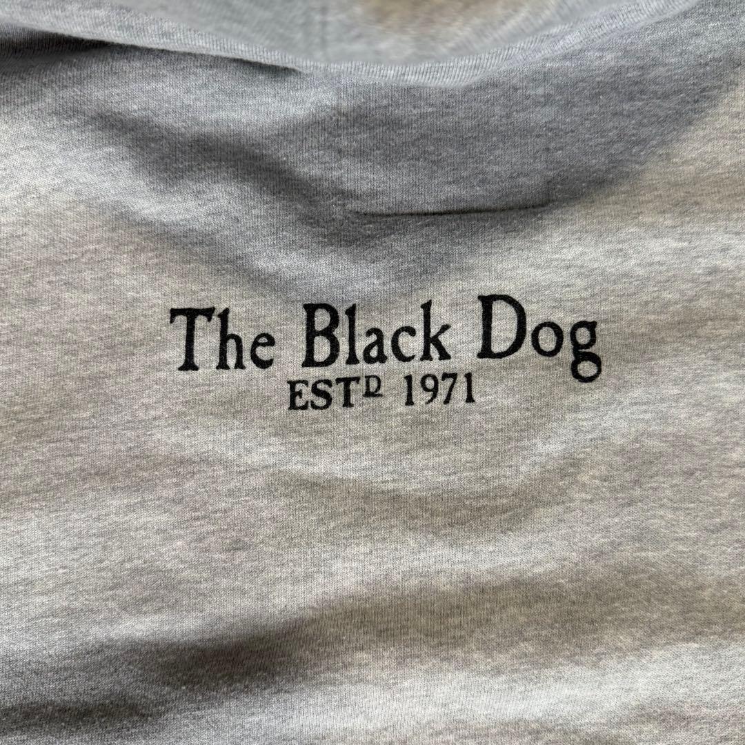 【古着】The Black Dog パーカー グレー サイズL