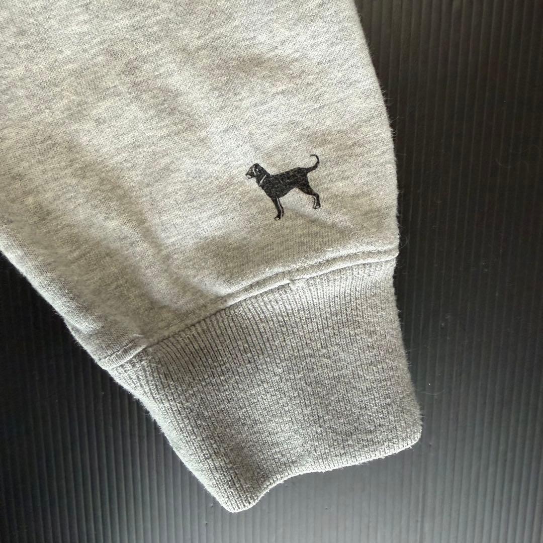 【古着】The Black Dog パーカー グレー サイズL