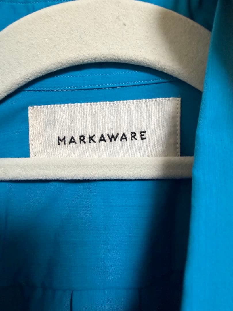 MARKAWARE オーガニックギザコットンタイプライターシャツ