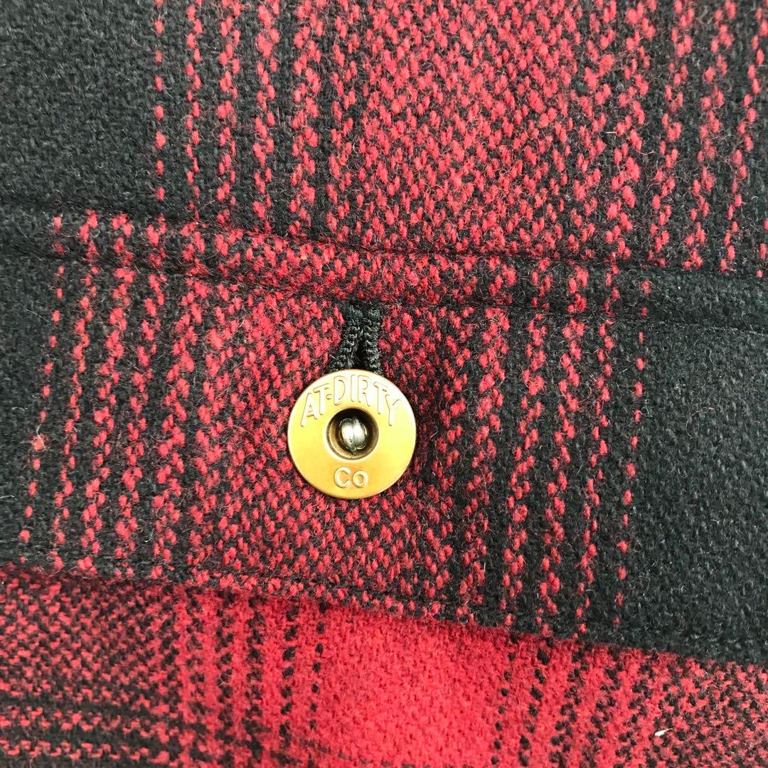 【未使用】アットダーティー　ブルゾン　L　オンブレチェック