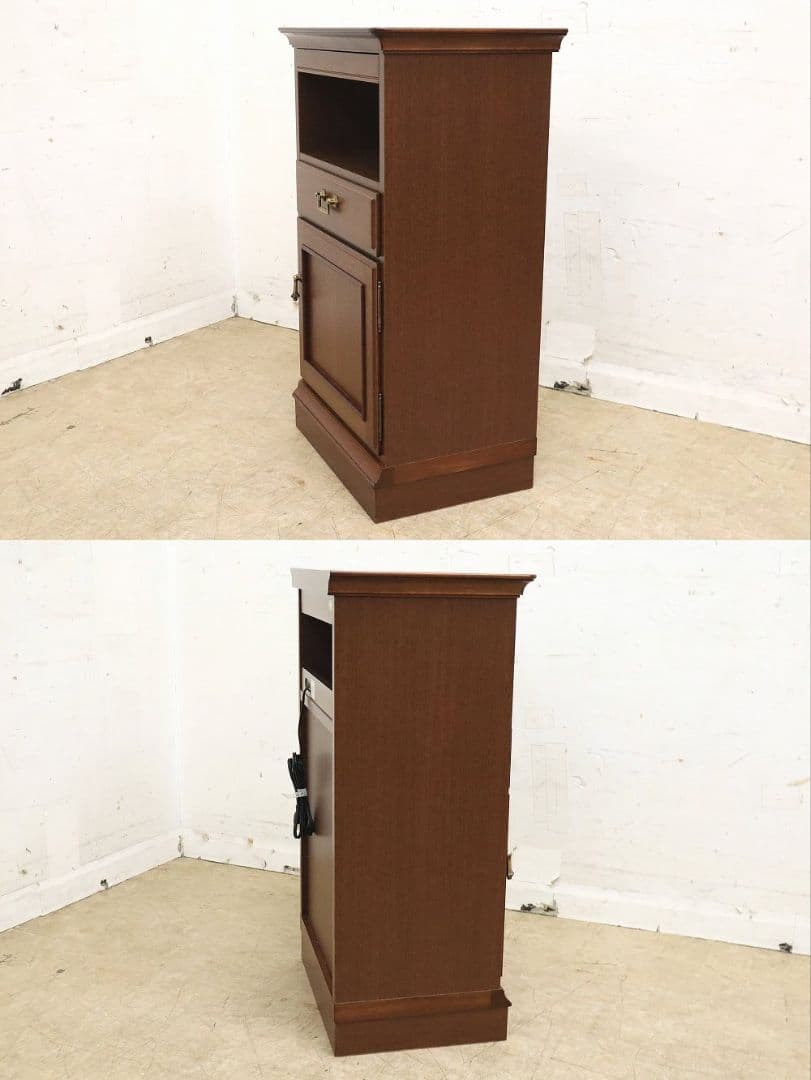 マルニ【地中海シリーズ】高級電話台・TEL台/FAX台サイドチェスト◆クラシック