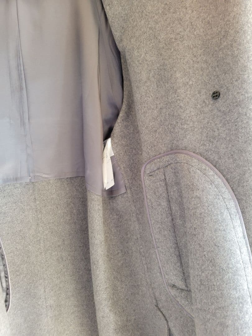 品切れ　23区 MANTECOPure チェスターコート　アウター　M　グレー