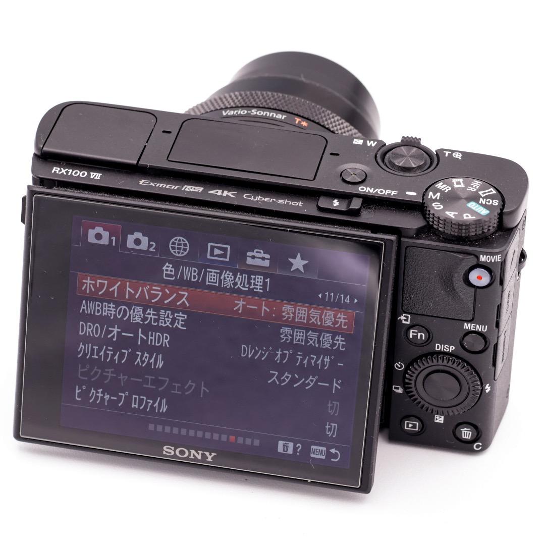 【超美品】SONY RX100m7 超望遠高級コンデジ グリップ付 VLOG