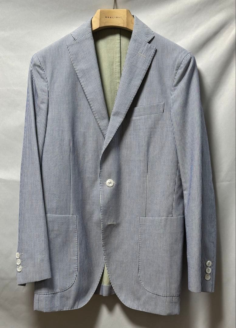 ◆国内正規品【46】BOGLIOLI◆美品！春夏物『DOVER』３Ｂジャケット◆