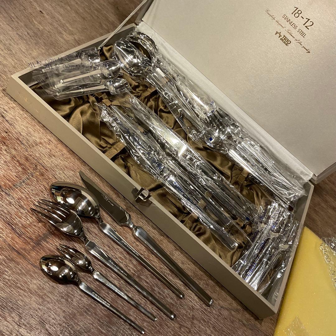 18-12 ステンレス！ 新品未使用 TRIO トリオ ソナタ カトラリーセット