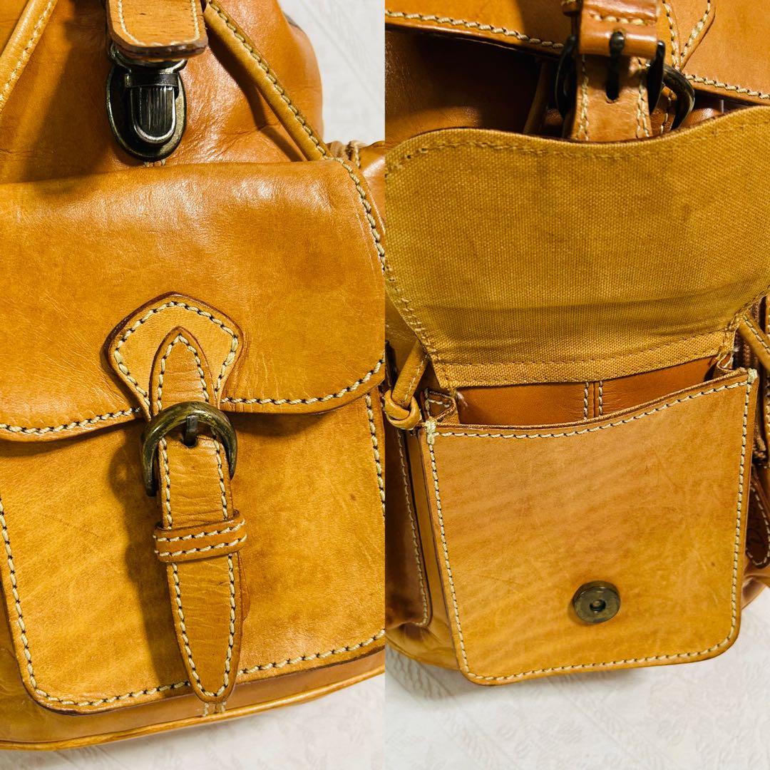 【ちゃちゃ様】 ダコタ オールレザー本革 リュックサック/バックパック