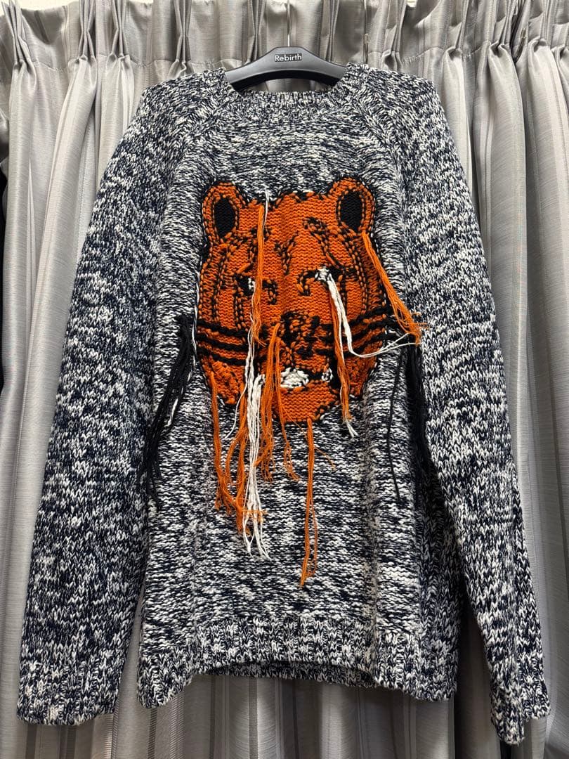 KENZO トラ刺繍 クルーネック スウェット