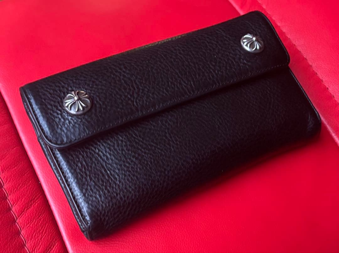 Jun 【インボイス原本】クロムハーツ wave wallet ウェーブ