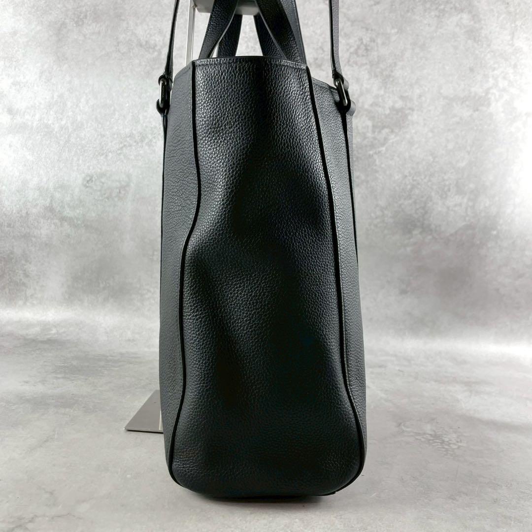 COACH コーチ　トートバッグ　ダブルハンドル　ハドソン　ブラック　レザー