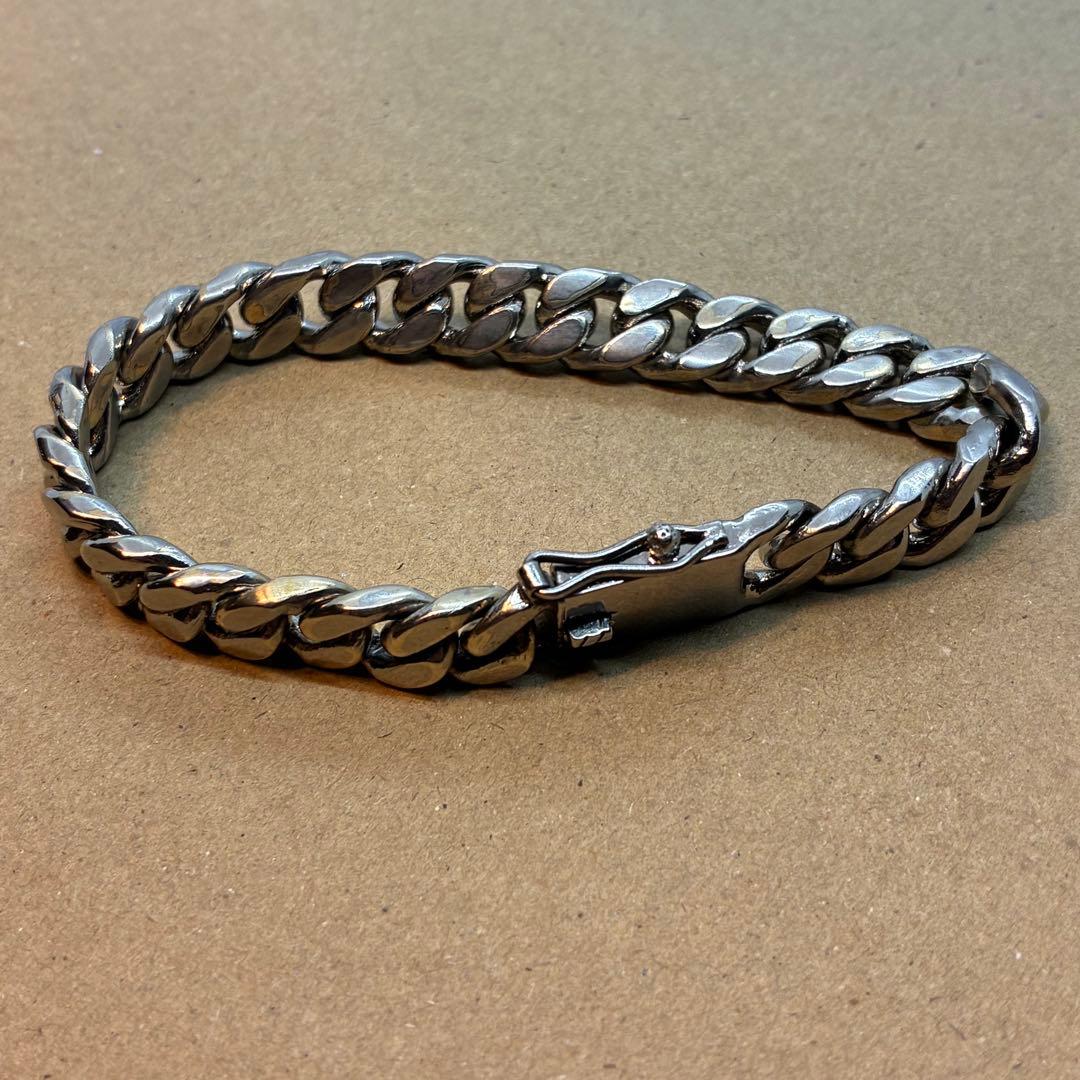 ブレスレット　極太　喜平　素材不明