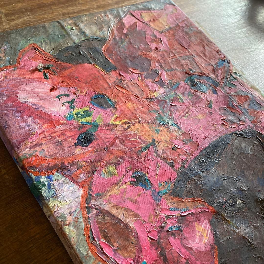 絵画　アート　美術作品　アフリカの女性