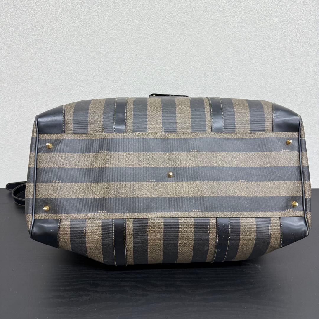 ナオト　フェンディ ペカン 2WAY ボストンバッグ 大容量 ブラウン