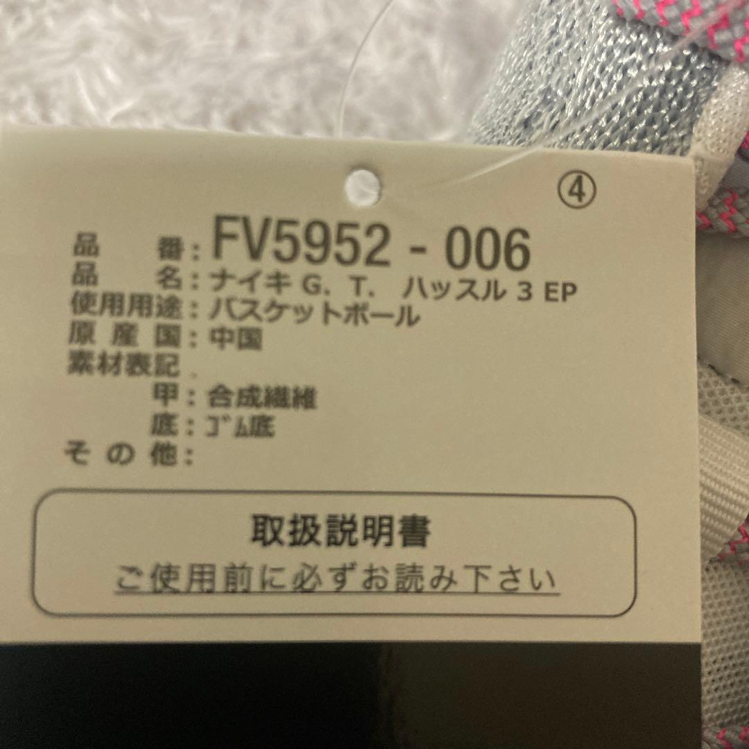 Nike GT ハッスル3EP ナイキ　バスケットシューズ